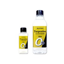 알파 유화 보조제 테레핀 250ml / 오일컬러 보조제