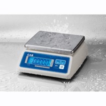 카스 방수저울 SW2-W시리즈 SW2-15CW(15kg) 2g 5g 단위 건전지 및 아답터(옵션) LCD 디스플레이(35mm)