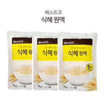 [제이몰] 오랜 전통의 맛을 살린~대상 베스트코 식혜(원액)790mL, 3개