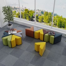 약국 휴게실 로비 병원 대기의자, 밝은 회색