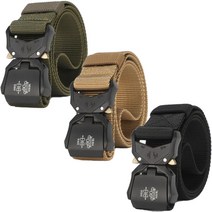 군용벨트 군용품 아웃도어 등산 군대 벨크로 허리띠 버클 요대 캐주얼 서바이벌 코브라 SWAT 청원 경찰 벨트 퀵릴리즈 컴포트버튼형 전술 신형 CROCO 택티컬벨트
