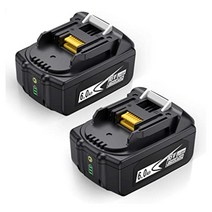 우스틴스 18V 4.0AH 5.0AH 6.0AH 마끼다 호환공구 배터리 2PCS, 4AH