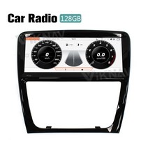 안드로이드 자동차 라디오 업그레이드 AC 패널 LCD 멀티미디어 플레이어 재규어 XJ 351 2009-2016 용 에, 03 128GB_01 Eight Core