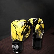 복싱 글러브 권투 장갑 킥 무에타이 장비 배송 태권도 도매 71, 14온스, 노란색