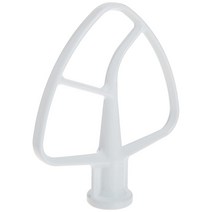 키친에이드 반죽기 코팅 플랫 비터 - Bowl-Lift 모델 KV25G 및 KP26M1X에 적합, White