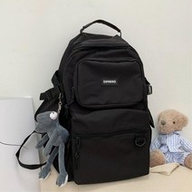 (4컬러) 심플 캐주얼 남자 여자 중학생 고등학생 백팩 신학기 배낭 예쁜 등교 책가방