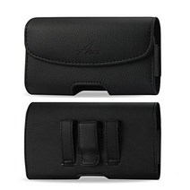 AGOZ for Alcatel Avalon V Raven Tetra Alcatel Zip Verso idealXCITE Cameox Kora Premium Leath, 1, BLACK