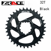 로드 MTB 자전거 크랭크 체인 휠 ZRACE 1x12s 체인 링 28/30/32/34/36T 7075AL 비커스-경도 21 오프셋 6mm 너비 MTB 체인 휠 SRAM 직접 장착 크랭크, 03 32T Black