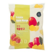 맥그로우앤마리 냉동 애플망고 청크 1kg / 페루산, 2kg(1kgx2팩), 2개