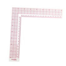 쏘잉스타 키링 투명 그레이딩 직각자 기역자 SMALL (8inch 16cm)