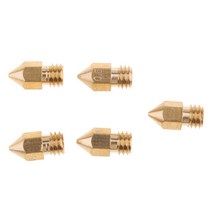5 조각 MK8 노즐 프린트 헤드 0.2/0.3/0.4/0.5mm 3D 프린터 압출기 용 1.75mm, 0.5mm, 황동, 설명