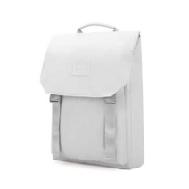 노트북 가방 더블 숄더 방수 15.6인치 경량 백팩, 14인치 베이지 화이트 그레이