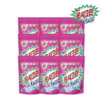 [박스단위 ] 옥시크린 오투액션 핑크 리필1.5kg 9개 /산소계 세탁세제 얼룩 찌든때제거 세탁보조제 드럼용 일반용 가루세제 파우더