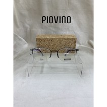 신제품 정품 100% 피오비노 DINO 국산안경 국산최고급울템 가볍고 튼튼한 안경 반무테 PIOVINO PV-DN08 C.04 그레이&블랙 안경선물 명품안경선물