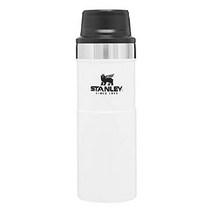Stanley Classic Trigger Action 냉온수 보온병 텀블러 600ml, 473ml(16온스), 화이트