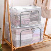 PVC 대용량 투명 접이식 리빙박스 100L, 02. 100L