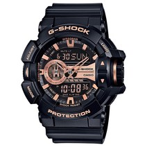 지샥 빅페이스 로즈골드 GA-400GB-1A4 남자 전자 시계 군인 손목 군대 학생 군용