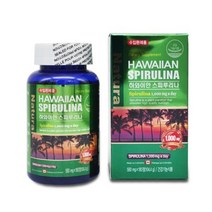 하와이안 스피루리나 영양제 580mg 180정 3개월 캐나다산 식약처 스피루리나원말 엽록소 피코시아닌 천연 고단백 해조류 피부건강 항산화 스피룰리나 효능 추천
