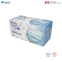 메디컴 세이프마스크 롱타입 (190mm) 1Box (50ea) 교환환불 불가, 블루(#1515)