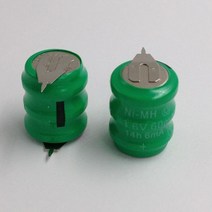 코인건전지 FALIWEI Ni-MH 니켈 카드뮴 배터리 데이터 백업 메모리 셀 산업용 3.6V 60mAh 로트당 10개, 한개옵션0