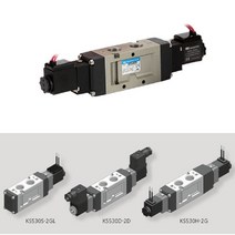 쭈bapha_KCC-공압솔레노이드밸브(5포트) KS530S 220V (1EA) 유밸브 배관구 쏠밸브 부품 설비작업구 설비구♥LtMS, ♥myside!