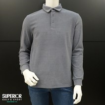 슈페리어 2001 구로점 최경주 골프 남성 겨울 부드럽고 따뜻한 플리스 카라 티셔츠 C0A1301 매니져김희선