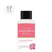 더허브샵 방향제 디퓨져 리필오일 50ml 19종 *&^%3152354EA, 피톤로즈 마리