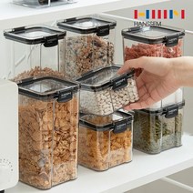 SOK 팬트리 투명한 건조식품 용기 460ml 3조 set, 팬트리 투명 460ml(KCN49F1)