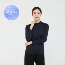 굿유니폼 고신축 반폴라 긴팔티셔츠 기능성 발열 내의