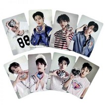 스트레이키즈 황현진 굿즈 자체제작 응원카드 싸인 셀카포켓 카드케이스, 8장 1세트