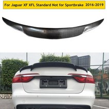 카본 리어 트렁크 스포일러 재규어 XF 2015-2019 튜닝 바디 키트 X250 액세서리, 02 For Jaguar XF XFL