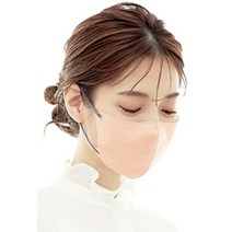 일본 CICIBELLA 여성용 3D 입체 마스크 20장, 살구, 개