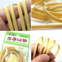 4p X 3.5mm 생고무줄 찰고무 1미터 45698EA