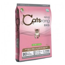NEW 캣츠랑 키튼 8kg 애견 사료 단미사료 개껌 용품, 본품