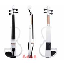 입문용 바이올린 블루투스 전기 전자 연습용 초보자 초심자, 단일사이즈, 국산 픽업 전자 바이올린 모델 B 화이트