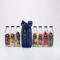 술판다 담금주 키트 500ml 2구 잔세트, 무화라임/무화라임