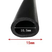 길이 M ~ 3M 다른 크기 중공 O 형 EPDM 포밍 스트립 튜브 삽입 고무, [01] O, 09 ID10.5mm OD15mm_01 O_02 2M, [02] 2M