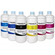 엡손잉크 열승화 전사잉크 250ml 단색 주문용sublimation ink, LC 밝은파랑