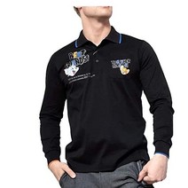 181959 골프셔츠 카스텔바작 긴팔 셔츠 톰앤제리 골프웨어 남성 가을 겨울 모델 23070-104