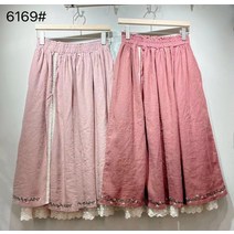 캉캉 밴딩 쉬폰 샤스커트 발레리나 프릴단 티어드 A라인 플리츠 프렌치 언발 플레어 여름 신작 여성 바지 스커트 일본 면화 대마 숲 여성 우산 스커트 하이 웨이스