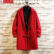 트레디션 누빔코트 오트밀 국조대홍 본명년 소뿔 코트 남양단추 크리스마스 코디 마운틴코트