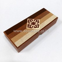 한지 필통 DIY 한지공예 만들기세트 두리한지공방, 04.덮개필통(3)_갈색