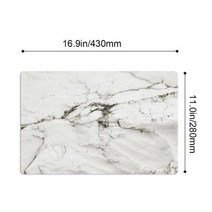 비트라테이블 대리석 패턴 스트라이프 플레이스 매트 PVC 테이블 주방 식기 패드 DIY 웨딩 파티 장식 2 개, Black White