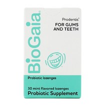 프로덴티스 민트 오랄 구강 유산균 프로바이오틱 30 로젠지 BioGaia, 30정, 1개, 30개입