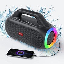 미파 블루투스 스피커 WildBox 파티 스피커 IPX7 방수 스피커 60W 깊은 베이스 스테레오