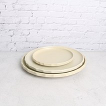 CRAART 크레아트 원형 접시 3size 아이보리, 2호(IV11238-105)
