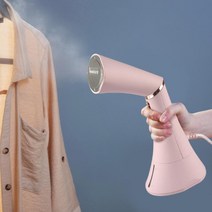 핸디스팀다리미 휴대용스팀다리미 업소용 옷가게, 핑크