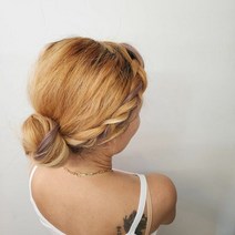 클럽 갈색 웨이브 붙임머리 가발, 색상:[색상]본상품, 단품