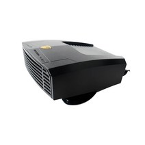 150w-180w 차량용미니온풍기 차량용히터 차량온풍기 12v 24v 회전가능 냉난방겸용, 블랙