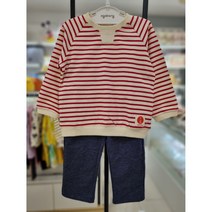 아가방 동아쇼핑점]봄이월할인/ 백일 돌 신생아 남자아기 상하복 상하세트/ 간절기 외출복 / 고무줄바지 면바지 청바지 / 얇고부드러운 스트라이프 티셔츠 맨투맨/ 올리버맨투맨상하